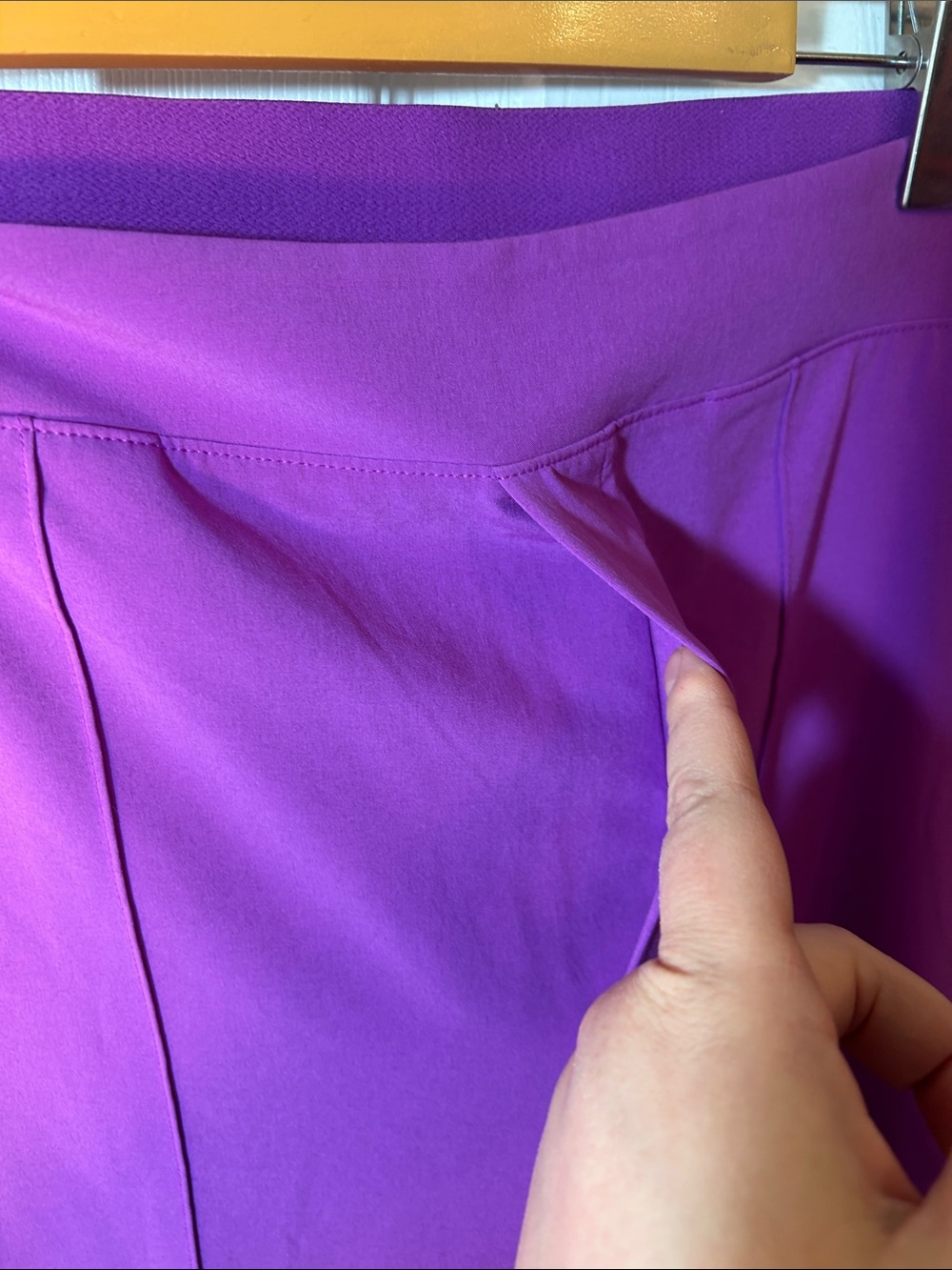 ATHLETA VIENNA SLIM PANT IN JAZZY PURPLE - Picture 6 of 12